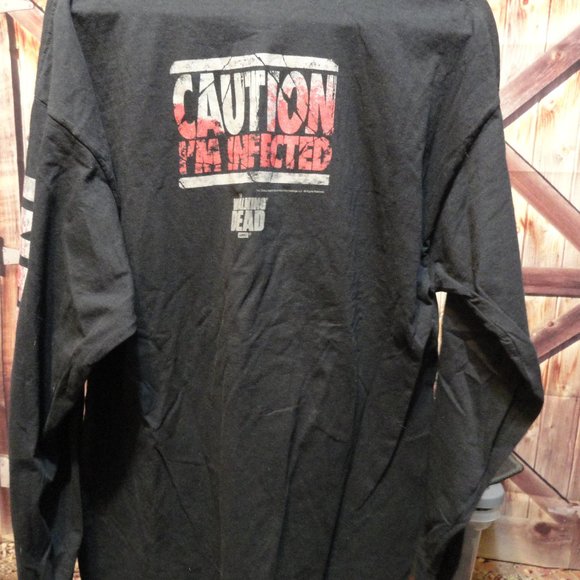 The Walking Dead Infected Sleeved Graphic T~EUC - Picture 4 of 4